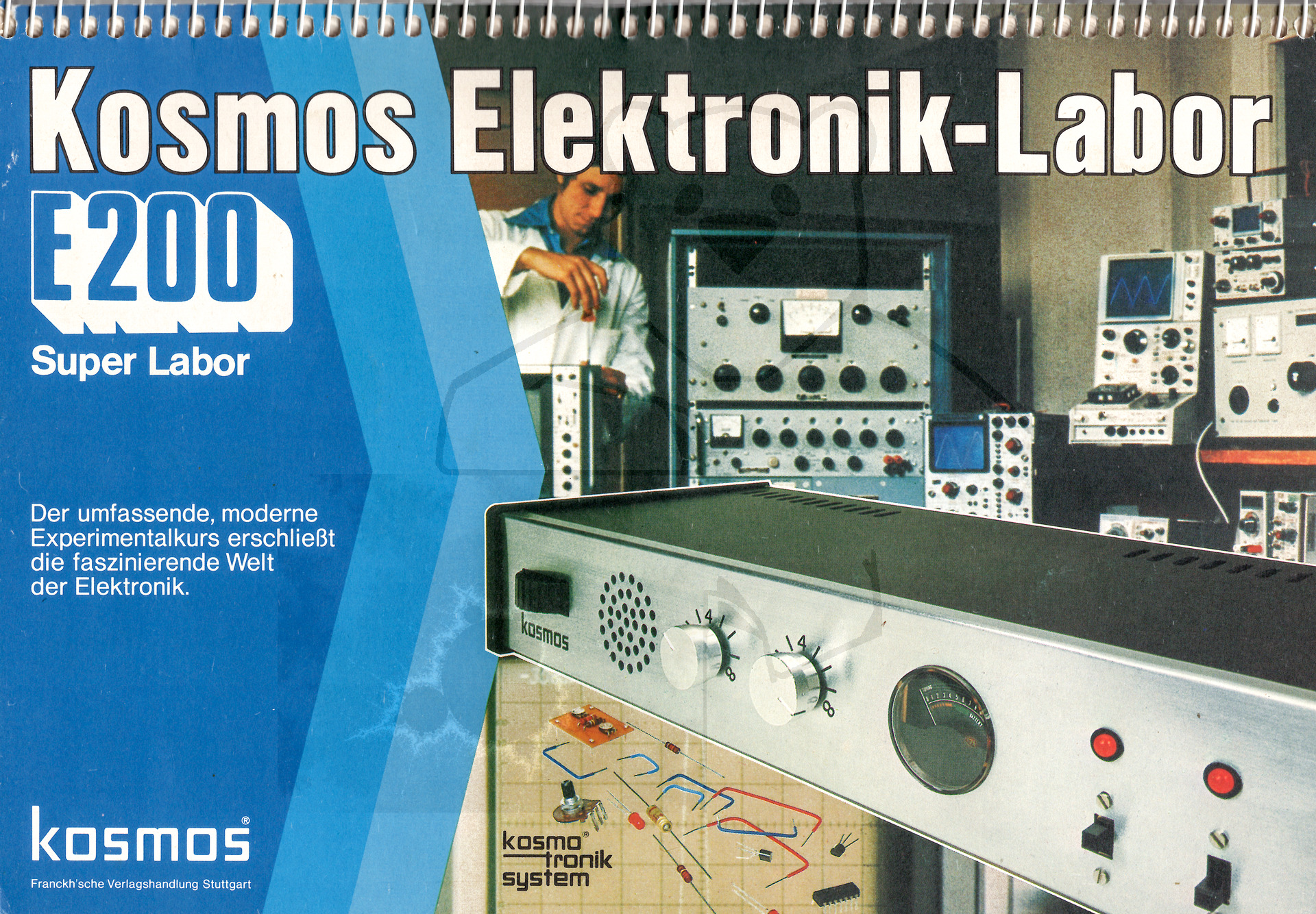 Kosmos Elektronik Labor E200 Handbuch Vorderseite